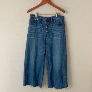 Madewell wide-leg crop jeans